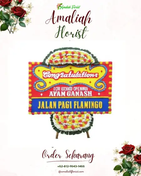 Sewa Papan Bunga Olo